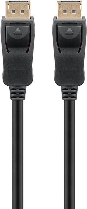 Actual product image Goobay Clicktronic Series 1.4 DisplayPort Connector Cable 1.4, 3 m, Black (3 m)