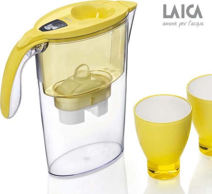 Produktbild Laica J431H Wasserfilterkanne 2,3 L Transparent, Gelb (2.30 l)