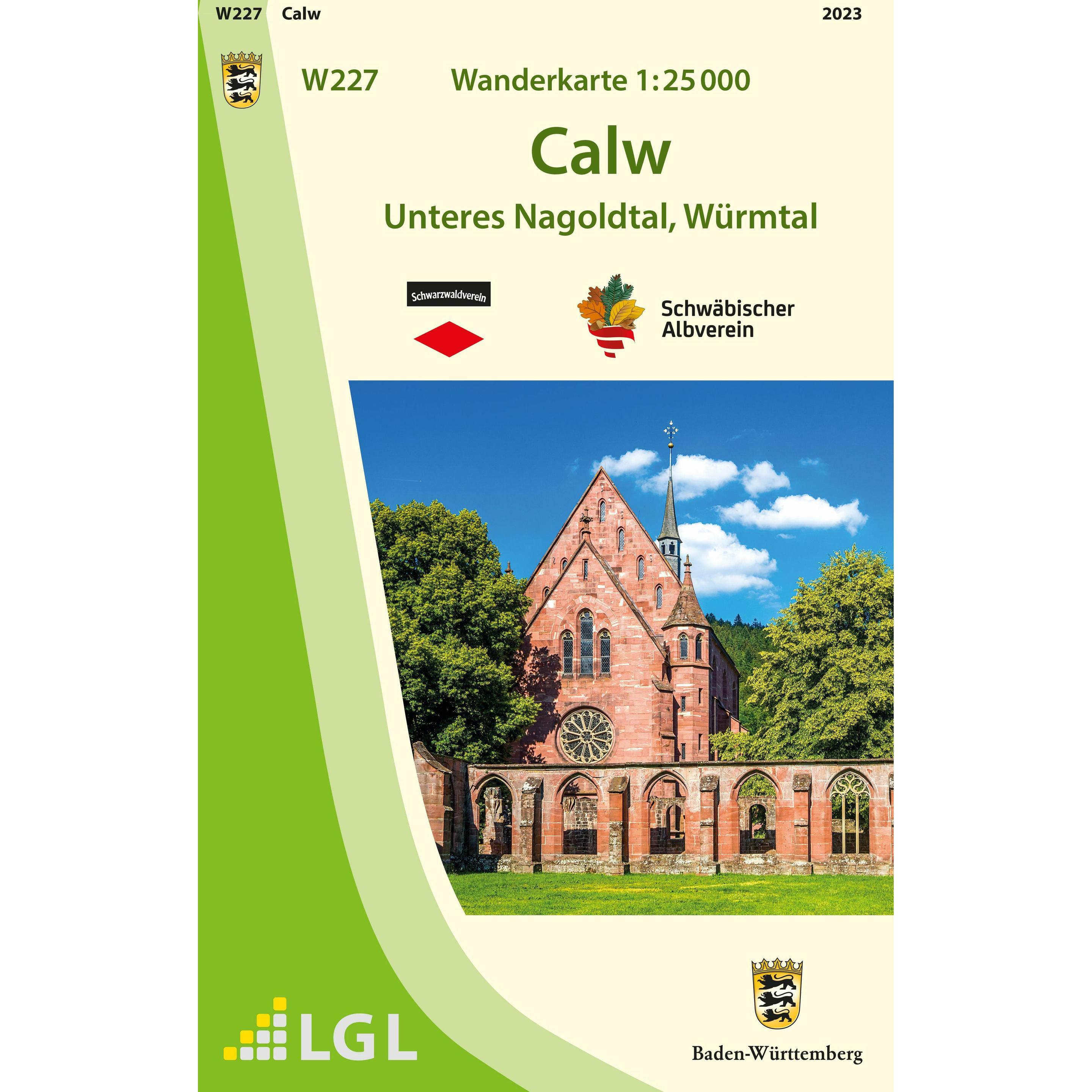LGL BW W227 Wanderkarte 1:25 000 Calw (42390246)