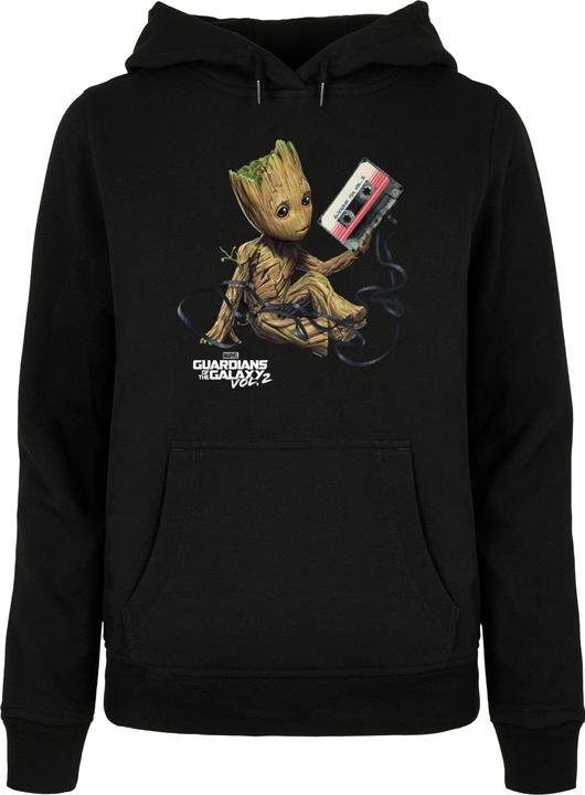 Absolute Cult Ladies Guardians Of The Galaxy Vol2 - Groot Tape Basic Hoody - 114131 (XXL)