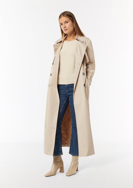 Image du produit Comma Strickpullover Feinstrickpullover aus Baumwoll-Viskose-Mix (38)