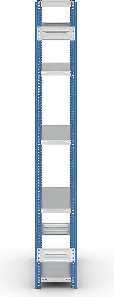 Actual product image eurokraft pro Shelf plug-in rack, blue / galvanized