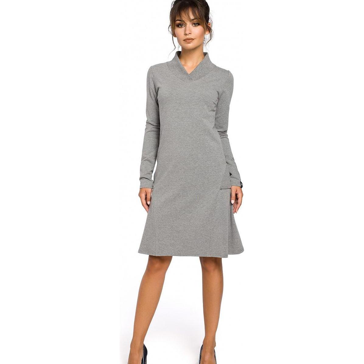 Be Wear, Damen, Kleider, 946411, Grau, (M)
