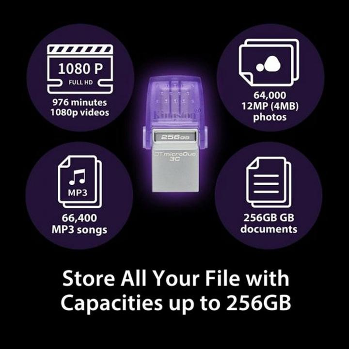 Produktbild Kingston DataTraveler microDuo 3C (64 GB, USB-C)