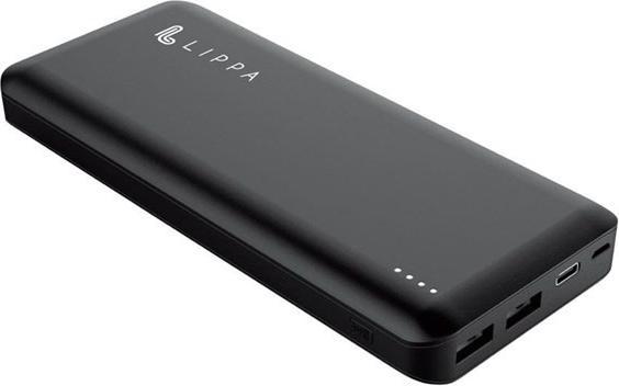 Produktbild Lippa 26.800 mAh Powerbank 60W USB-C PD & QC USB-A Output - Black Powerbank (Akku) - schwarz - 26800 mAh (26800 mAh, 60 W)
