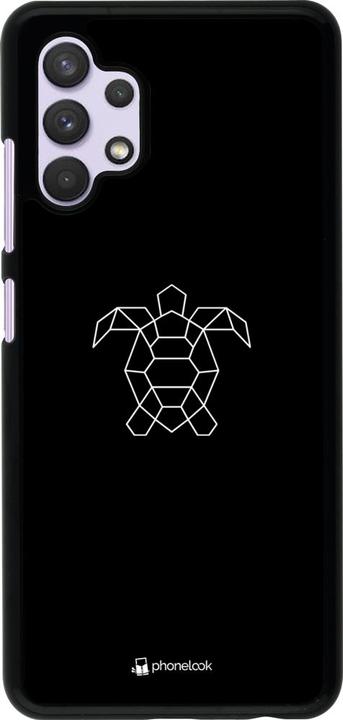 Produktbild PhoneLook Hülle Turtles lines on black (Samsung Galaxy A32)