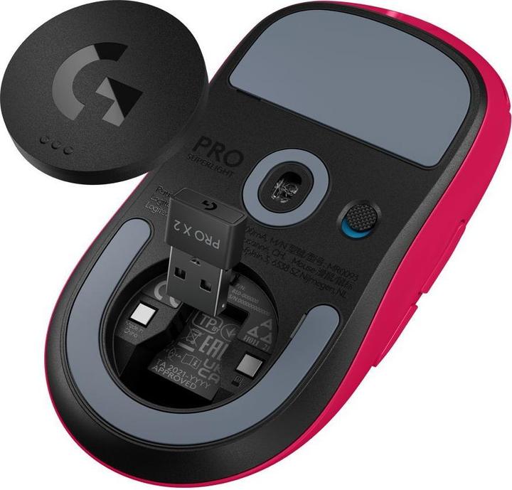 Image du produit Logitech G G Pro X Superlight 2 (Filaire, Sans fil)