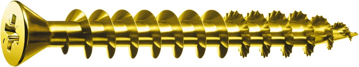 Image du produit Spax Vis R 88094 tête fraisée petite pointe/croisée-PZ 3 x 15/12-Z acier électro-galvanisé jaune (1000 Vis par pièce)
