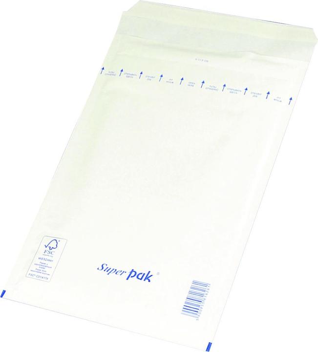 Produktbild Office Products Selbstklebender luftpolsterumschlag, hk, b12, 120x215mm/140x225mm, 10 stück, weiss (10 x)