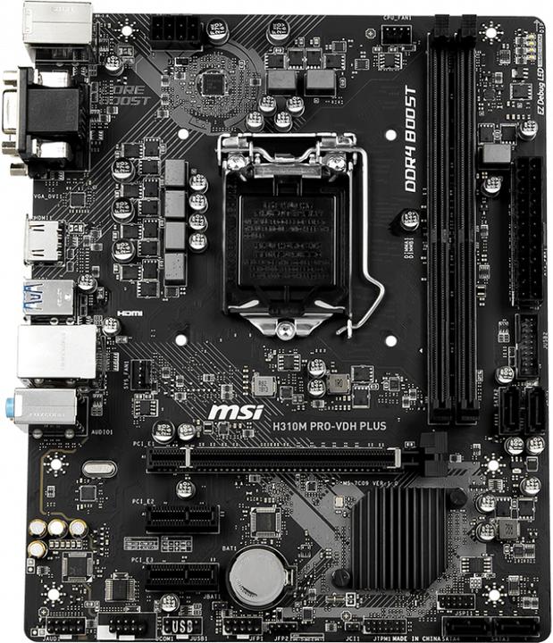 Produktbild MSI H310M PRO-VDH PLUS (LGA 1151, Intel H310, uATX)