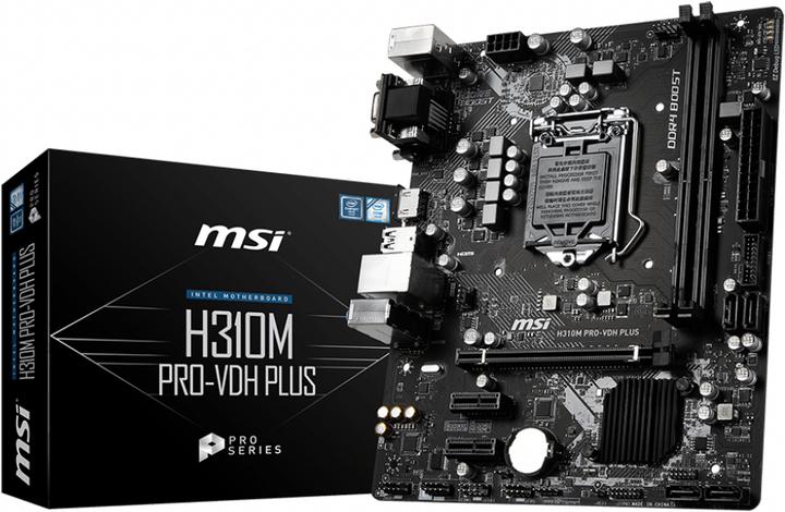MSI H310M PRO-VDH PLUS (LGA 1151, Intel H310, uATX)