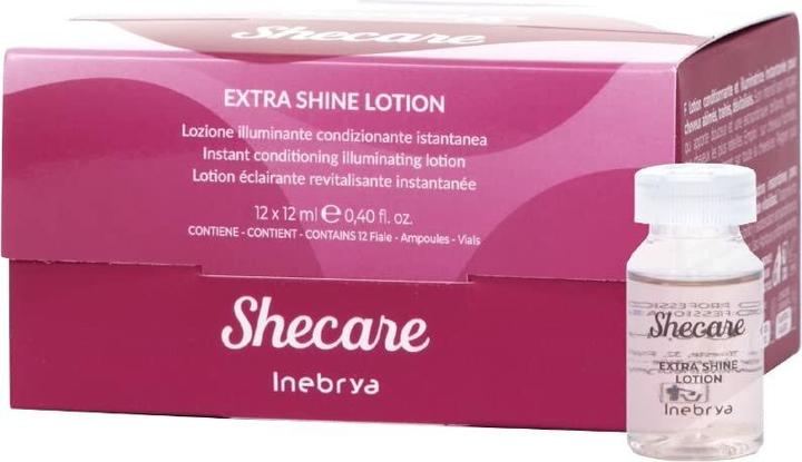 Inebrya SHECARE Extra Glans Lotion - Conditioner voor onmiddellijke glans - 12ml (12 ml)
