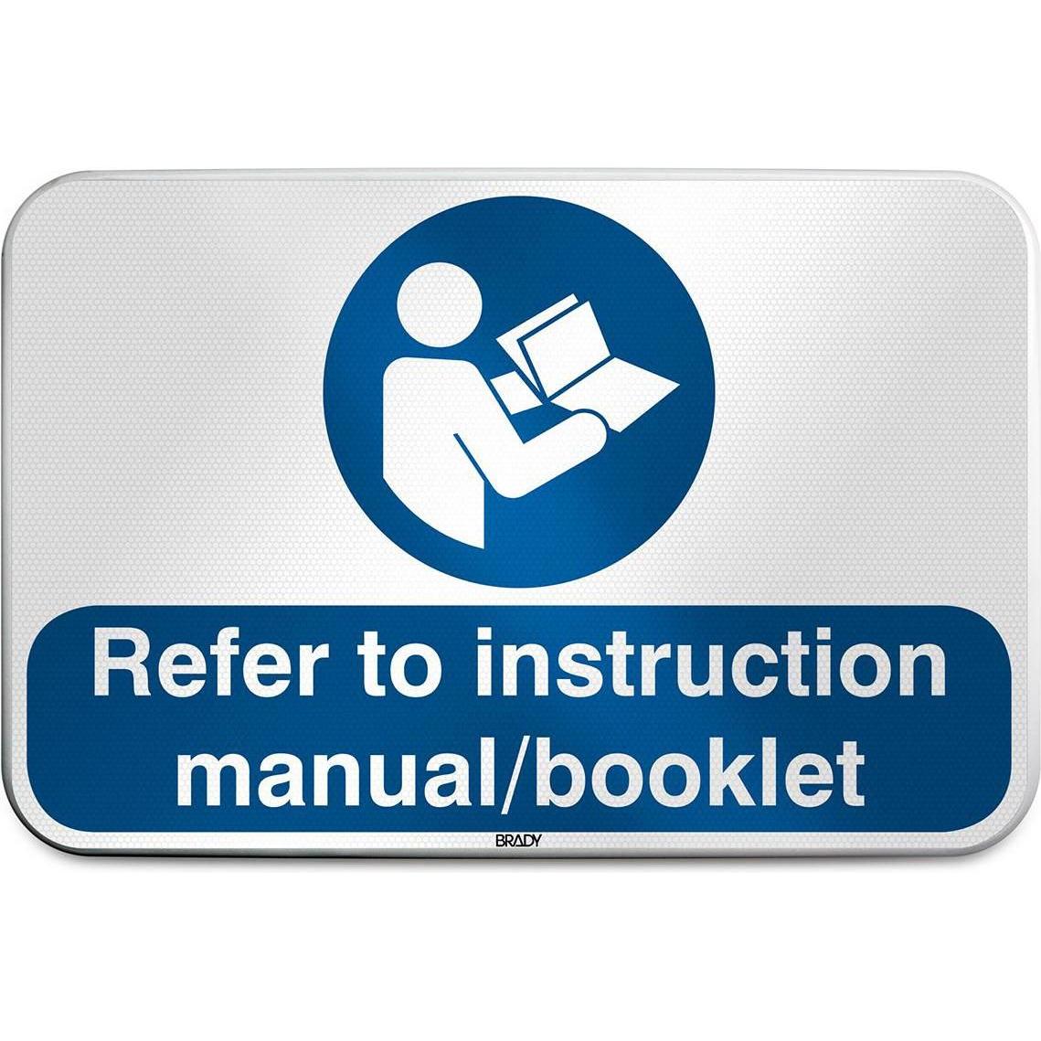 Thumbnail - Brady, Etiketten, ISO Safety Sign - Refer to