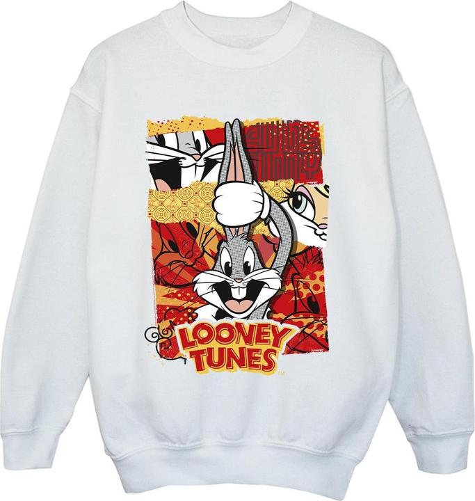 Produktbild Looney Tunes Bugs Rabbit Comic New Year Sweatshirt Jungen (152, 158)