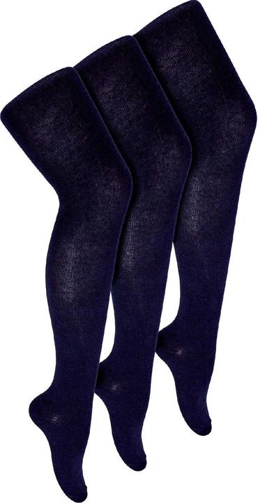 Immagine prodotto Sock Snob 3er Pack Baumwolle Blickdichte Strumpfhose für Schule (134/140)
