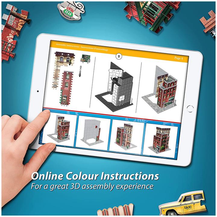 Image du produit Wrebbit 3D Amis : Central Perk (440 pièces)