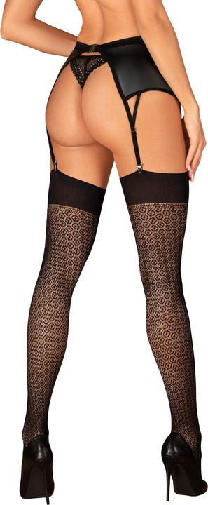 Produktbild Obsessive S824 Strumpfhalterstrümpfe Schwarz (L, M)