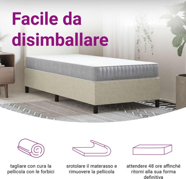 Produktbild VidaXL Jeronima (70 x 200 cm, Federkern)