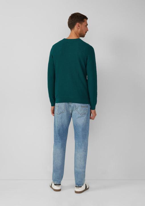 Image du produit s.Oliver Strickpullover Strukturierter Pullover aus Baumwolle (XXL)