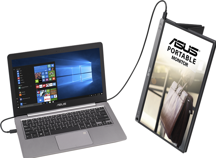 Actual product image ASUS ZenScreen MB16AC (1920 x 1080 pixels, 16")