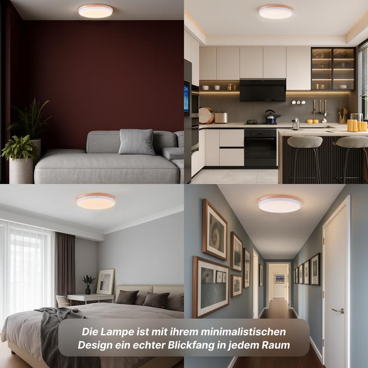 Produktbild Brilliant G80846/Baarlo LED-Deckenleuchte LED fest eingebaut W Weiss matt (4500 lm)