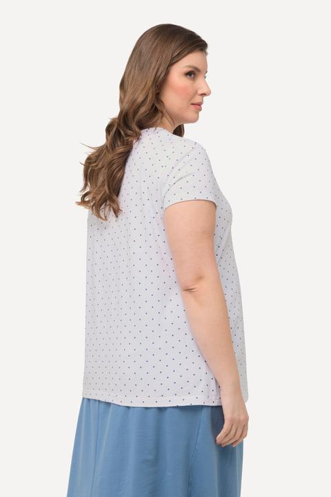 Produktbild Ulla Popken Bellieva-T-Shirts, 2er-Pack, Kurzarm, seitl. Raffung, GOTS (50, 52)
