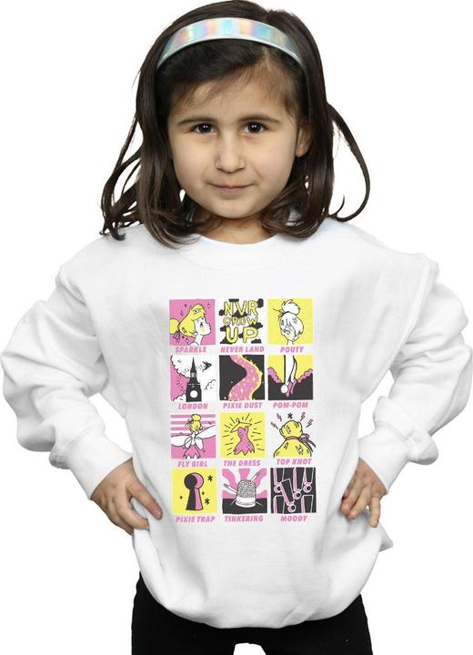 Produktbild Disney Tinkerbell Squares Sweatshirt Mädchen (140, 146)