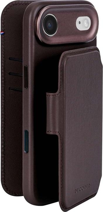 Actual product image Decoded Leather Detachable Wallet Apple iPhone Air Chocolate Brown (Apple iPhone 17)