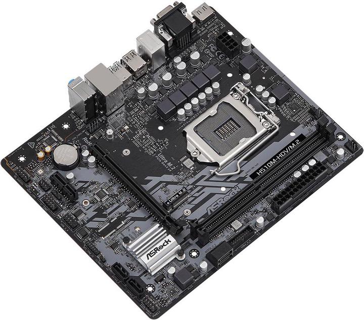 Actual product image AsRock Mainboard H510M-HDV/M.2 (LGA 1200, Intel H510, mATX)