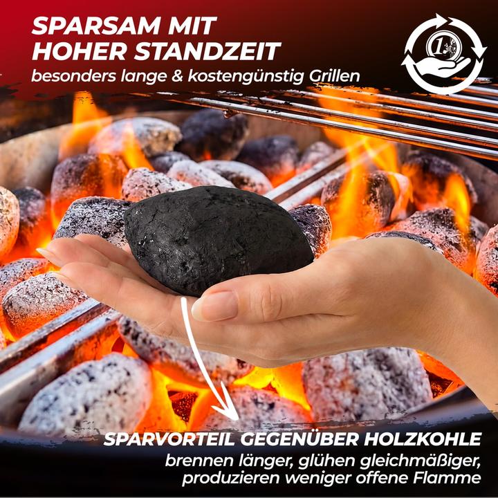 Actual product image Deuba Barbecue briquettes (6 kg)