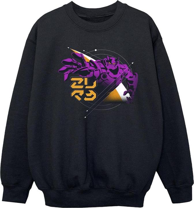 Actual product image Disney Girls Lightyear Zurg Space Circle Sweatshirt (116)