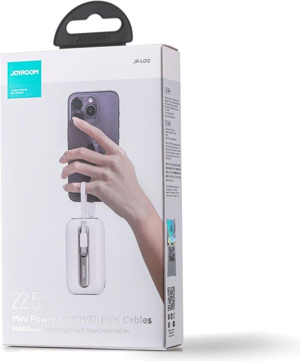 Actual product image Joyroom Colorful Series (10000 mAh, 22.50 W, 37 Wh)