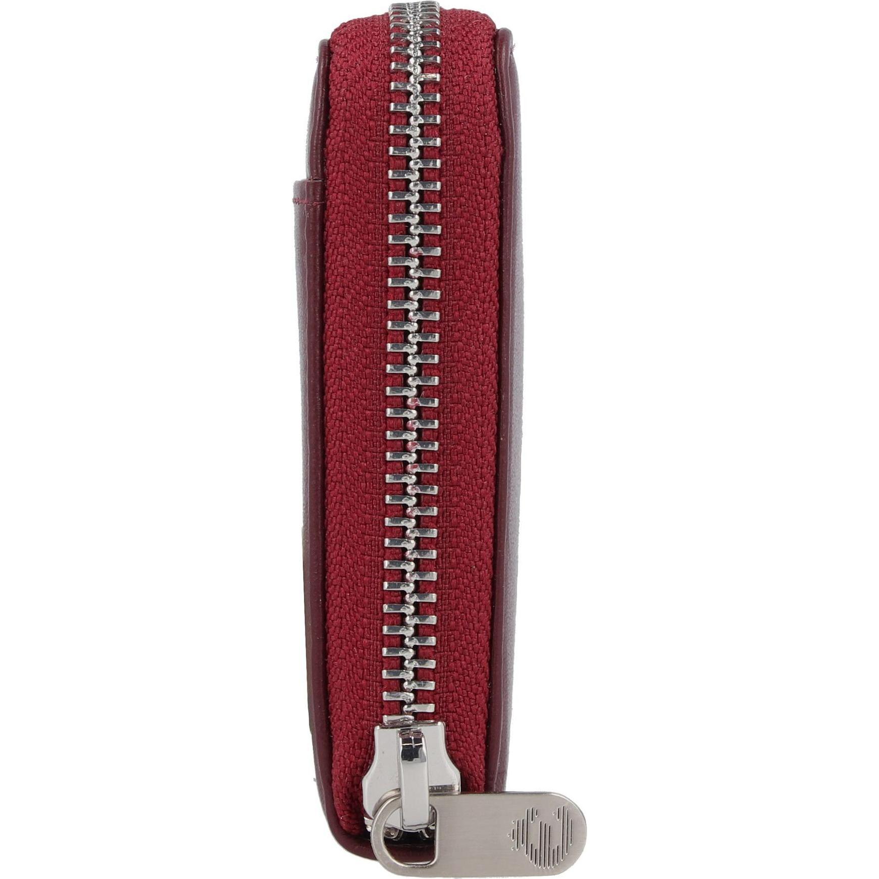 Thumbnail - Esquire, Damen, Portemonnaie, Viktoria Geldbörse RFID Leder 19 cm, Rot