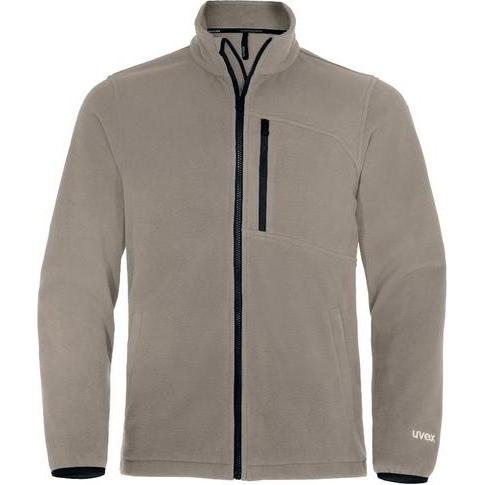 Uvex Safety, Arbeitsjacke, Fleecejacke uvex suXXeed craft braun, beige M (M)