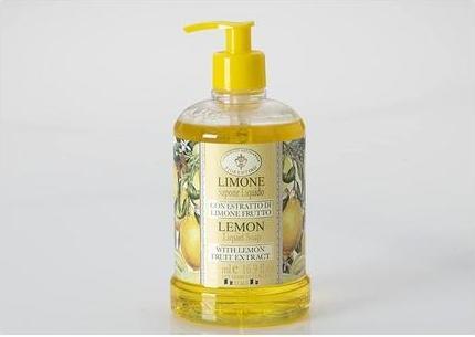 Saponificio Artigianale Fiorentino Fiorentino Zitrone Flüssigseife 500ml (Flüssigseife, 500 ml)