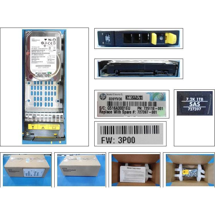HPE HP HDD 1TB 7,2KRPM SFF (1 TB, 2.5"), Festplatte