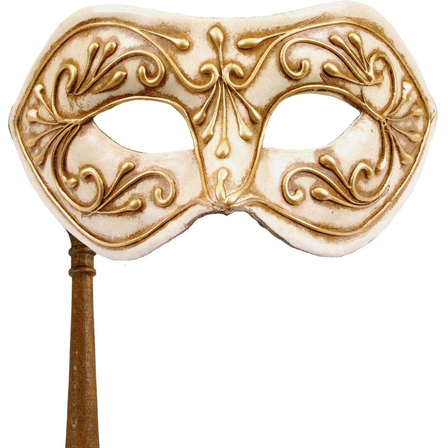 Maskworld Colombina Monica oro bianco
