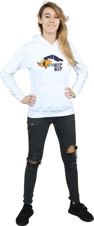 Immagine prodotto Looney Tunes Road Runner Beep Beep Felpa con Cappuccio Donna (S)