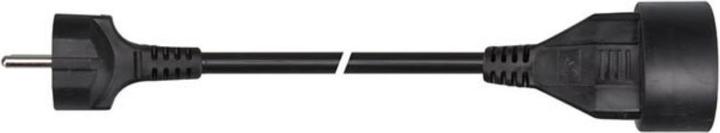 Actual product image Velleman EXTENSION CABLE - 10 m - BLACK - 3G1.5 (10 m, CEE 7/5)