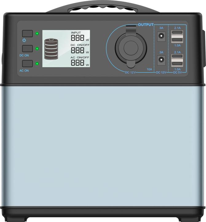 Produktbild Powerplus Solar PowerStation mit 400Wh Kapazität (400 Wh, 5.20 kg)