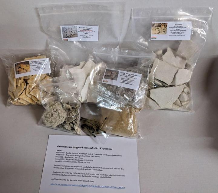 Produktbild Menta-Modellbau Krippen-Landschafts-Set für Krippenbau