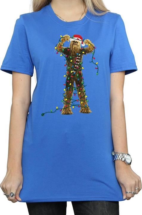 Produktbild Star Wars Chewbacca Christmas Lights TShirt (3XL)