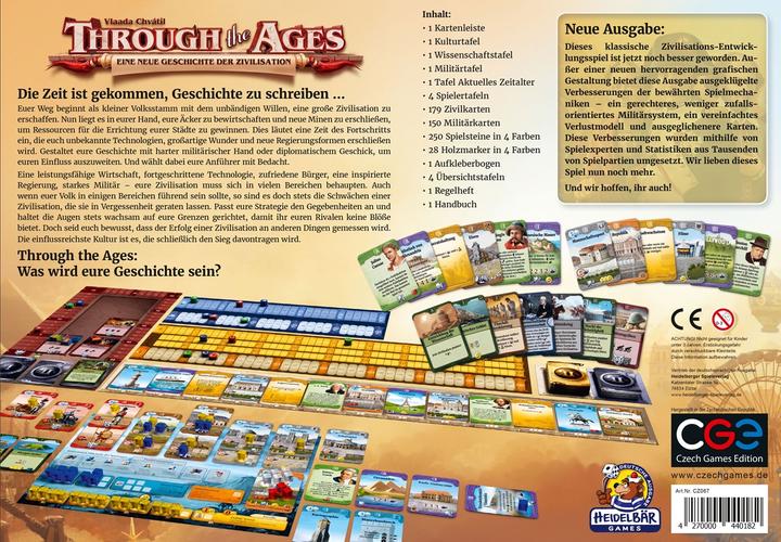 Actual product image Czech games edition Expert Game Through the Ages (German)