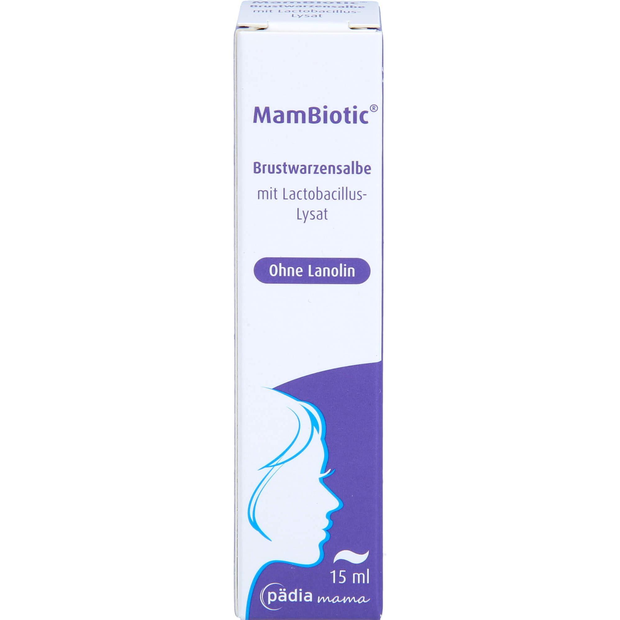 Pädia, Mamapflege, MamBiotic Brustwarzensalbe, 15 ml SAL