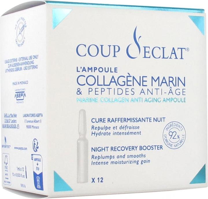 Produktbild Coup d‘Eclat Meereskollagen und Anti-Aging-Peptide Ampullen (12 ml)