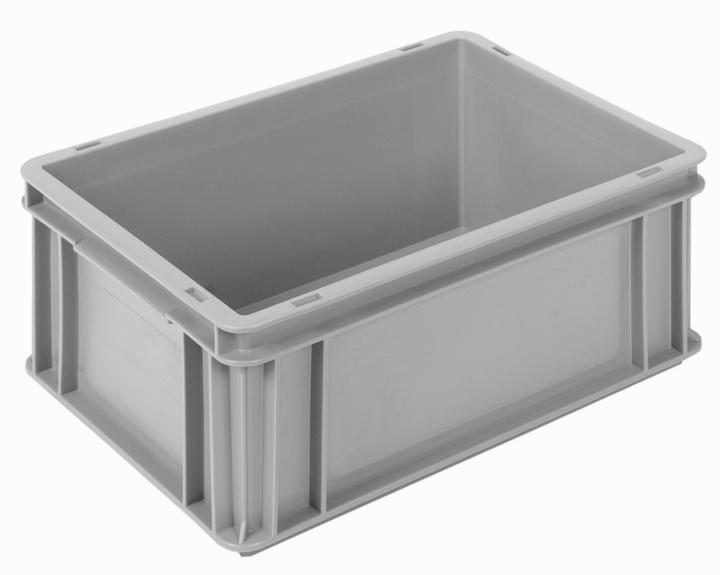 Produktbild Linum Behälter grau 40x30x17cm verstärkt Boden u.Wände geschlossen (40 cm)