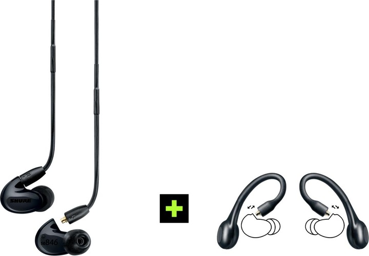 Actual product image Shure SE846 Earphone incl. RMCE-UNI cable (ANC, Cable)