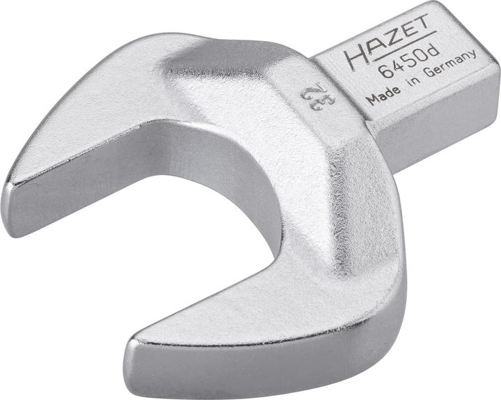 Produktbild HAZET Einsteck-Maulschlüssel 6450D-32 ∙ Einsteck-Vierkant 14 x 18 mm ∙ Aussen Sechskant Profil ∙ 32 …