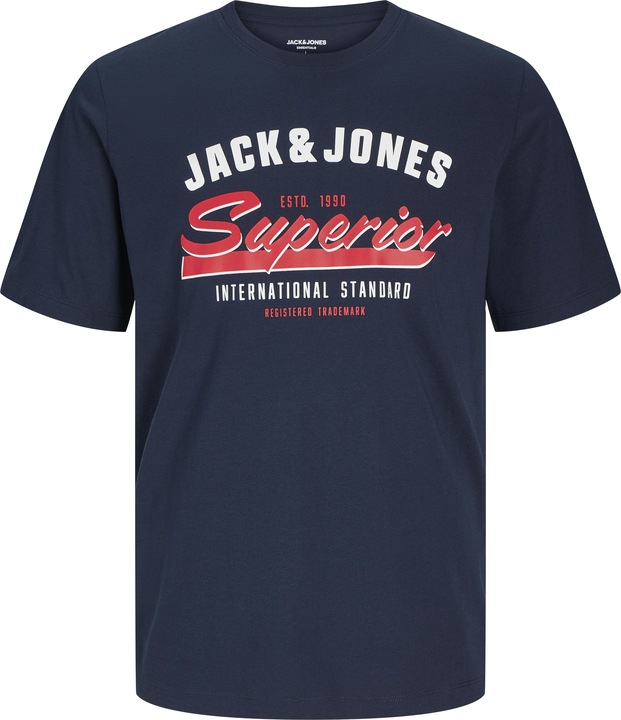 Jack & Jones Jjelogo Tee Ss O-Neck 2 Col Aw24 S Pls (3XL)