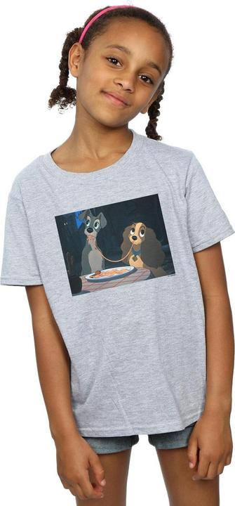 Produktbild Disney Lady And The Tramp Spaghetti Slurp TShirt Mädchen (116)